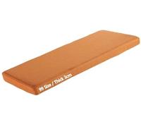 Colchoneta para Banco Lino Algodon 60 x 100 x 60 Palets Cojín para Suelo Cojín Rectangular 50x30 Pequeño Cuadrado Cojines Sillas Terraza 60x60 Cojín Banco Naranja 200x30 100x40 100x50 120x40(235,80x40