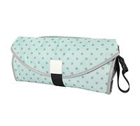 Colchoneta para Cambiar Pañales Colchoneta para Cambiar Pañales Portátil Almohadilla De Lactancia Impermeable Universal Alfombrillas para Cambiar Pañales Plegables para Niños Grey Green