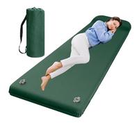 Colchoneta para Dormir al Aire Libre - Petate Inflable Automático 195x65x6cm, Almohadilla de Espuma Suave | Ultraligera Solución para Dormir en el Suelo Base de relajación aislada con Camping