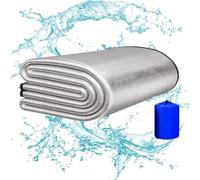 Colchoneta para dormir, cama de aire para camping, almohadilla de aluminio para reflejar el calor, alfombrilla de camping inflable para mochileros, senderismo y viajes, almohadilla térmica para