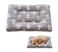 Colchoneta para Perros y Gatos Cama, Cojín para Mascotas Suave Almohadilla Cojín Cálida Súper Suave, Colchoneta Lavable para Cama de Cachorro, Colchoneta Suave y Cálida para Jaula de Perro (48*34 cm)