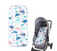 Colchoneta para Silla de Paseo Universal,Baby Cojín Carro Bebe,Algodón Funda Universal Carro Bebe,Cojín Silla de Paseo para Cochecito de Doble Cara,Funda para Asientos de Cochecito para Bebés