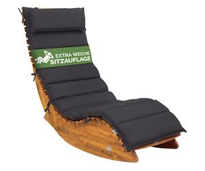 Colchoneta para tumbona antracita 177x58x7cm