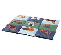 Cojín Patchwork para perros y gatos - Trixie - Tamaño: M | Color del Producto: Azul oscuro