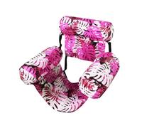 Colchoneta Playa Flotador Piscina Hamaca Piscina Sunchill Sedia Gonfiabile Galleggiante Leggera Portatile per Piscina E Mare (Hoja de Arce Rosa)