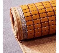 Colchoneta plegable de bambú para verano, tamaño estándar, 47 x 75 pulgadas, portátil, ideal para juegos de mahjong y relajación