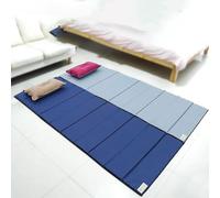 Colchoneta plegable for dormir, colchoneta portátil for acampar al aire libre, colchón inferior impermeable con saco for senderismo y mochilero(10mm thick/gray 195x72cm)