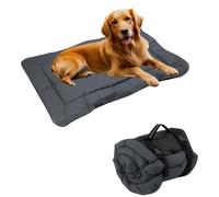 Colchoneta plegable impermeable para perros, 90 x 60 cm, colchón portátil para mascotas pequeñas, medianas y grandes, manta de viaje multifunción para viajes al aire libre, camping, coche, cofre para