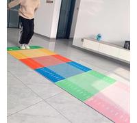 Colchoneta profesional para pruebas de salto de longitud, colchoneta de salto de longitud con herramienta de medición, equipo de entrenamiento en interiores para práctica y pruebas de salto