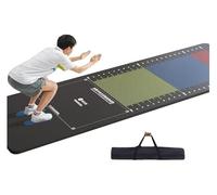 Colchoneta profesional para pruebas de salto de longitud, colchoneta para salto de longitud de pie, almohadilla antideslizante para pruebas de fitness para gimnasio, escuela, entrenamiento e