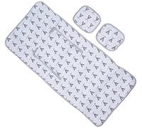 Colchoneta Rectangular Verano multimarca, tejido 3D trasero transpirable (Tepee Gris)