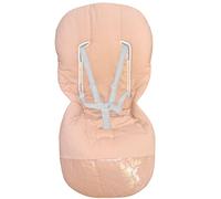 Colchoneta Silla Paseo Universal para Carritos, Comodidad para todas las estaciones, Transpilable, Malla 3D Supersuave,Compatible con la Mayoría de Sillas, Fácil de Lavar (Walff Rosa)