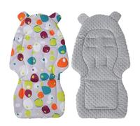 Colchoneta Silla Paseo Universals Suave Y Transpirable Algodón Funda Carrito Bebe Almohadilla Reversible Para Cochecitos Cojín Doble Cara Para Silla De Auto Y Carrito Para Todas Las Estaciones