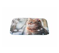 Trixie Alfombrilla de Navidad para gatos, diseño festivo de invierno, almohadilla de felpa para tumbarse, 40 x 30 cm, cama cómoda para mascotas de temporada