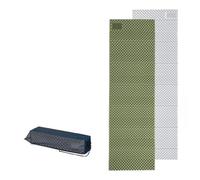 Colchonetas de Espuma Plegables, Estera De Camping Plegable Espuma Película Aluminio Humedad Multicolor 56x185x1.8cm(Green)