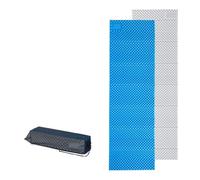 Colchonetas de Espuma Plegables, Estera De Camping Plegable Espuma Película Aluminio Humedad Multicolor 56x185x1.8cm(Blue)