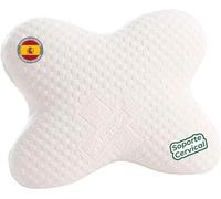 COLCHONMANIA Almohada Cervical ergonómica Mariposa | para Dormir de Lado y en posición fetal | 4 Posiciones para Dormir Almohada|Espuma visco