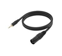 Colcolo 1/8 Pulgadas Macho a XLR Cable de Audio de micrófono Macho de 3.5 mm TRS a XLR con Conector Macho XLR para teléfono Inteligente creación Musical, 1m