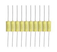 Colcolo 10 condensadores de tono para guitarra eléctrica, bajo, tapas de bajo, piezas de repuesto, fácil de instalar, 630 V, 473j 0.77 X 7.2 Cm