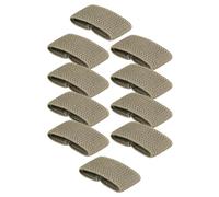 Colcolo 10x cinturón elástico, Trabillas para Pantalones, cinturón, Accesorios Resistentes al Desgaste, Correas para mochilero, Soporte para Correa de Mochila, Verde