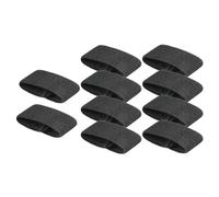 Colcolo 10x cinturón elástico, Trabillas para Pantalones, cinturón, Accesorios Resistentes al Desgaste, Correas para mochilero, Soporte para Correa de Mochila, Negro
