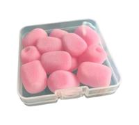 Colcolo 12 piezas de protector antiviento para micrófono, funda compacta y fácil de usar, protección profesional, reutilizable, esponja para filtro antiviento, Rosa 3 Cm