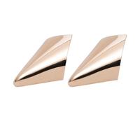 Colcolo 2 Pares Protector Punta Zapato Metálico Tapa Puntera para Tacones Accesorio Decorativo Hebilla Capuchón Sólido Protector Adecuado para Fabricación, oro