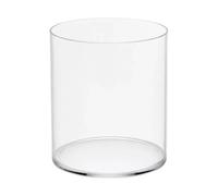 Colcolo 2 Piezas Acuario de Vidrio Cilíndrico Tanque Pecera Recipiente Florero Transparente Grueso Material Resistente Fácil de Limpiar Adecuado para Sala de, 20 Cm X 20 Cm