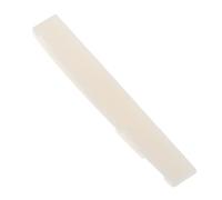 Colcolo 2 Piezas Puente Silla Tuerca Guitar Pins Ranurados Sustituto Natural Mejora Entonación Adecuado para Músicos Construcción y Mantenimiento de, 72X3X11mm