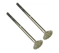 Colcolo 2 Piezas Punta de Diamante para Lijado Cabezal Abrasivo Montado Cabezal de Pulido Eléctrico Punta Rotatoria Material Electrochapado Adecuado para, 4