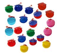 Colcolo 20 castañuelas musicales, instrumentos de percusión manual, juguetes rítmicos, claqueta para preescolares, niñas, niños, adultos y actuaciones