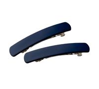 Colcolo 2x clips de cabello francés de primavera, femenino, barretas de cabello automáticas, Azul