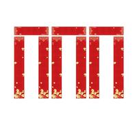 Colcolo 3 Juegos de Adornos de Papel de caligrafía Xuan Rojo para Hacer Tus propias coplas en, Suministros para el Festival de Chino 2026, Style C