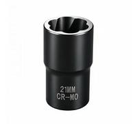 Colcolo 5 Piezas Extractor de Tuercas Industriales con Juego de Vasos de Impacto Removedor de Sujetadores Oxidados Llave para Tuercas Redondeadas Acero 42crmo, 2 piezas