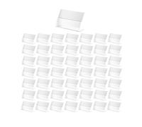 Colcolo 50 Portatarjetas Acrílicos Prácticos, Sencillos, Transparentes y Resistentes para Tiendas y Hoteles