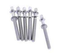 Colcolo 6 Piezas Varillas de Tensión para Batería Tornillos para Percusión Juego Accesorios Metálicos Reforzados Adecuado para Jazz Reparación Instrumentos, M5x50mm
