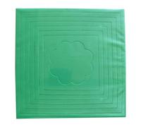 Colcolo 7 Anillos flotantes para Alimentar Peces, Soporte portátil para Plantas, Evita Que la Comida, Accesorios Profesionales para acuarios, Cuadrado Verde