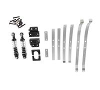 Colcolo 8 Piezas Resortes para Eje Trasero Carro RC MN82 LC79 Kit de Actualización Metálica con Absorbedores de Impacto y Accesorios para Vehículos Modelo RC, Negro