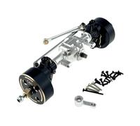 Colcolo Accesorio Mejora para Eje Delantero Coche RC 1/18. Resistente, práctico y fácil Instalar. Reemplazo para el Modelo Coche RC H18P. Piezas, Plata