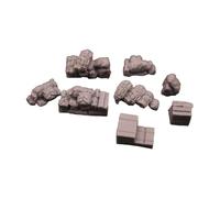 Colcolo Accesorios para escenografía de Terreno 1:72, Miniatura Realista de Resina sin Pintar, decoración de Escena DIY, Adornos, Kit de reposición de