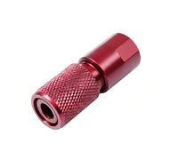Colcolo Adaptador de Taladro para Amoladora Accesorio Cilíndrico Mango Antideslizante Cuerpo Metálico Compacto Adecuado para Instalaciones Técnicas y Montaje de Herramientas, Rojo