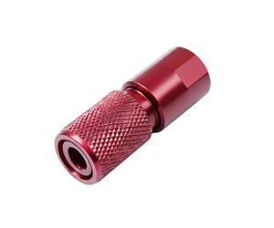 Colcolo Adaptador de Taladro para Amoladora Accesorio Cilíndrico Mango Antideslizante Cuerpo Metálico Compacto Adecuado para Instalaciones Técnicas y Montaje de Herramientas, Rojo