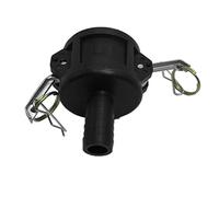 Colcolo Adaptador IBC para Tanque de Agua Pieza con Rosca Fina y Conector a de Polipropileno Seguro Resistente a Ácidos Adecuado para Usos, 25mm