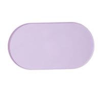 Colcolo Alfombrilla de alimentación para Mascotas, Accesorios para Contener derrames, Antideslizante, Almohadilla de Silicona de Repuesto, Borde Elevado, PÚrpura