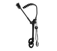 Colcolo Arnés de hombro de saxofón, cinturón colgante de cuello de saxo, correa de hombro de saxo alto de tenor profesional para la presentación del, Negro