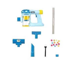 Colcolo Aspiradora de Juguete para Niños, Herramienta de Limpieza 3 en 1, con Succión Real, Juguetes de Aprendizaje, Juego de Simulación para Niñas y Niños, Azul