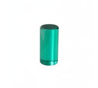 Colcolo Bloques Acrílicos Cilindro Transparente Juguete Educativo Apilable Construcción de Torres Coordinación Manual Exploración Táctil Adecuado para Jardín, Verde Oscuro, 5CM