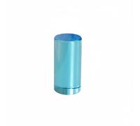 Colcolo Bloques Acrílicos Cilindro Transparente Juguete Educativo Apilable Construcción de Torres Coordinación Manual Exploración Táctil Adecuado para Jardín, Azul Medio, 5CM