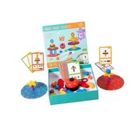 Colcolo Bloques de apilamiento de Madera Clasificación de Forma Toy Motor Habilidad Motor Balance Competencia Bloques de Madera Juego de Madera para niños