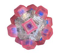Colcolo Bola de inquietud del Teclado, botón Botón de Teclado Teclado Mini Tecillo de Juguete sensorial para la Oficina de Trabajo de cumpleaños, Rosa Claro